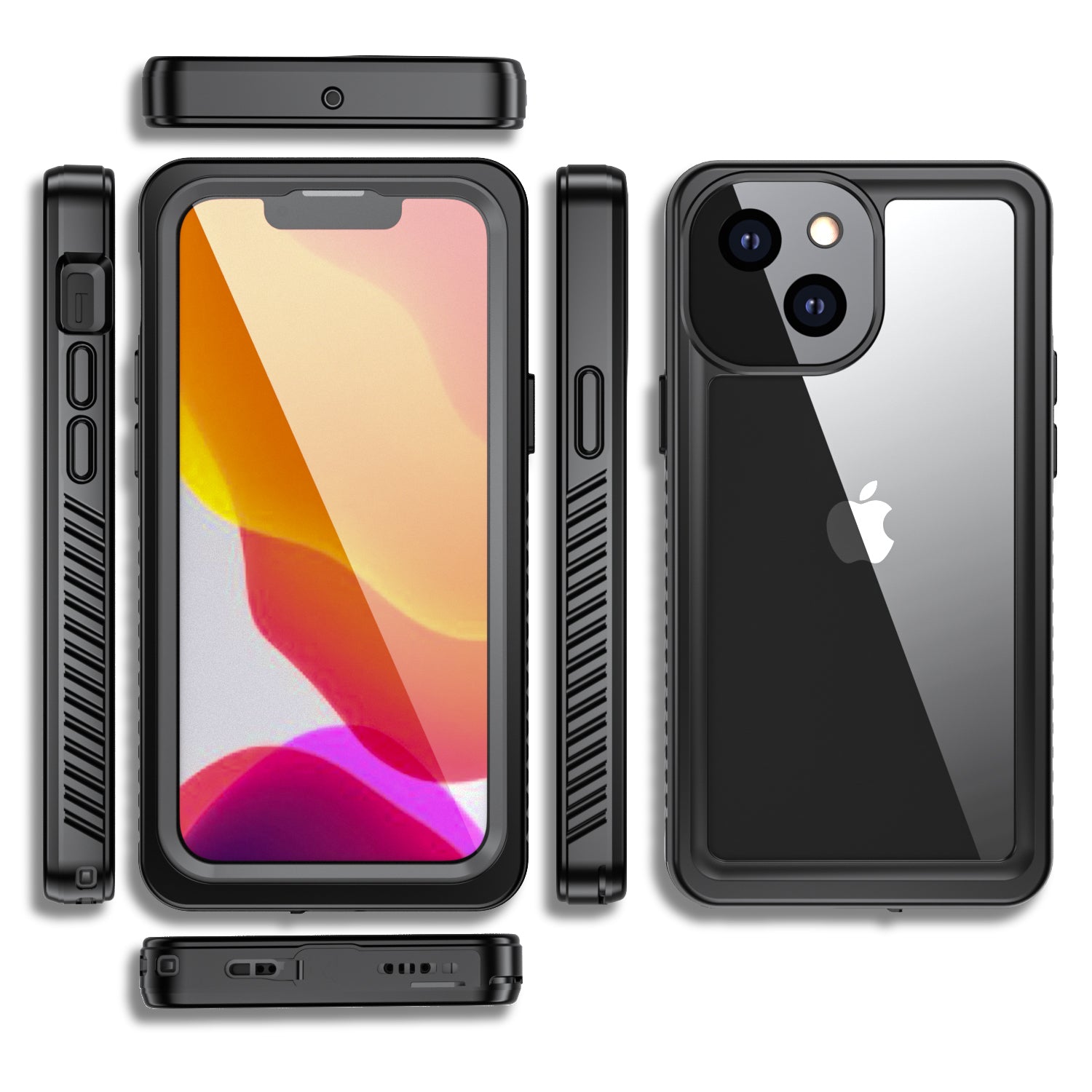 TPU+PET+PC material snowproof, waterproof, dustproof, and shockproof phone case(iPhone 13/13 mini/13 Pro/13 Pro Max)