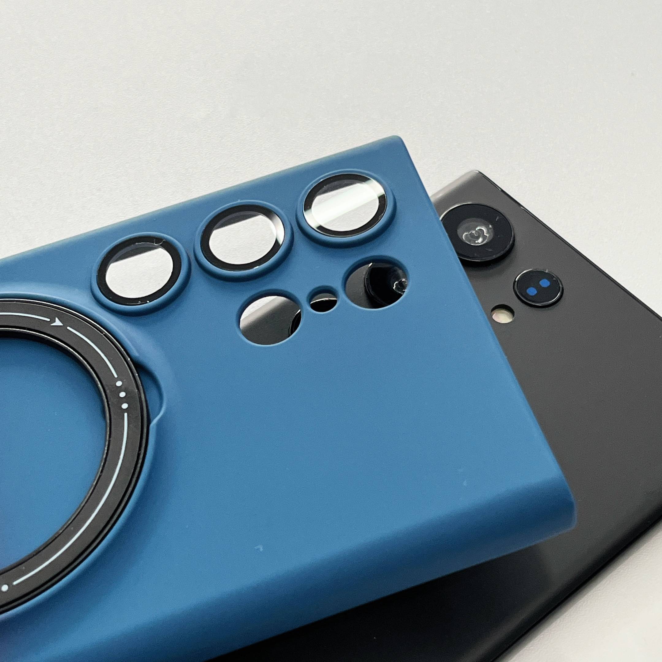 Magnetic TPU+PC Protective Case with 360° Rotating Stand (Samsung Galaxy S23 Ultra)