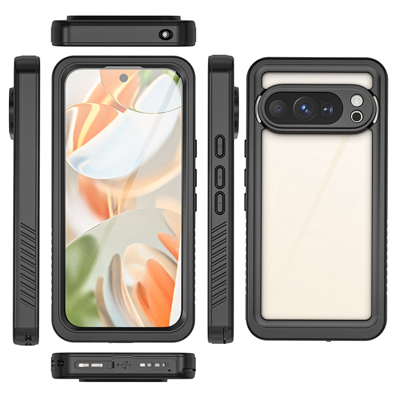 TPU+PET+PC material snowproof, waterproof, dustproof, and shockproof phone case(Pixel 6A/8A/9/9Pro/9Pro XL/10/10Pro/10Pro XL)