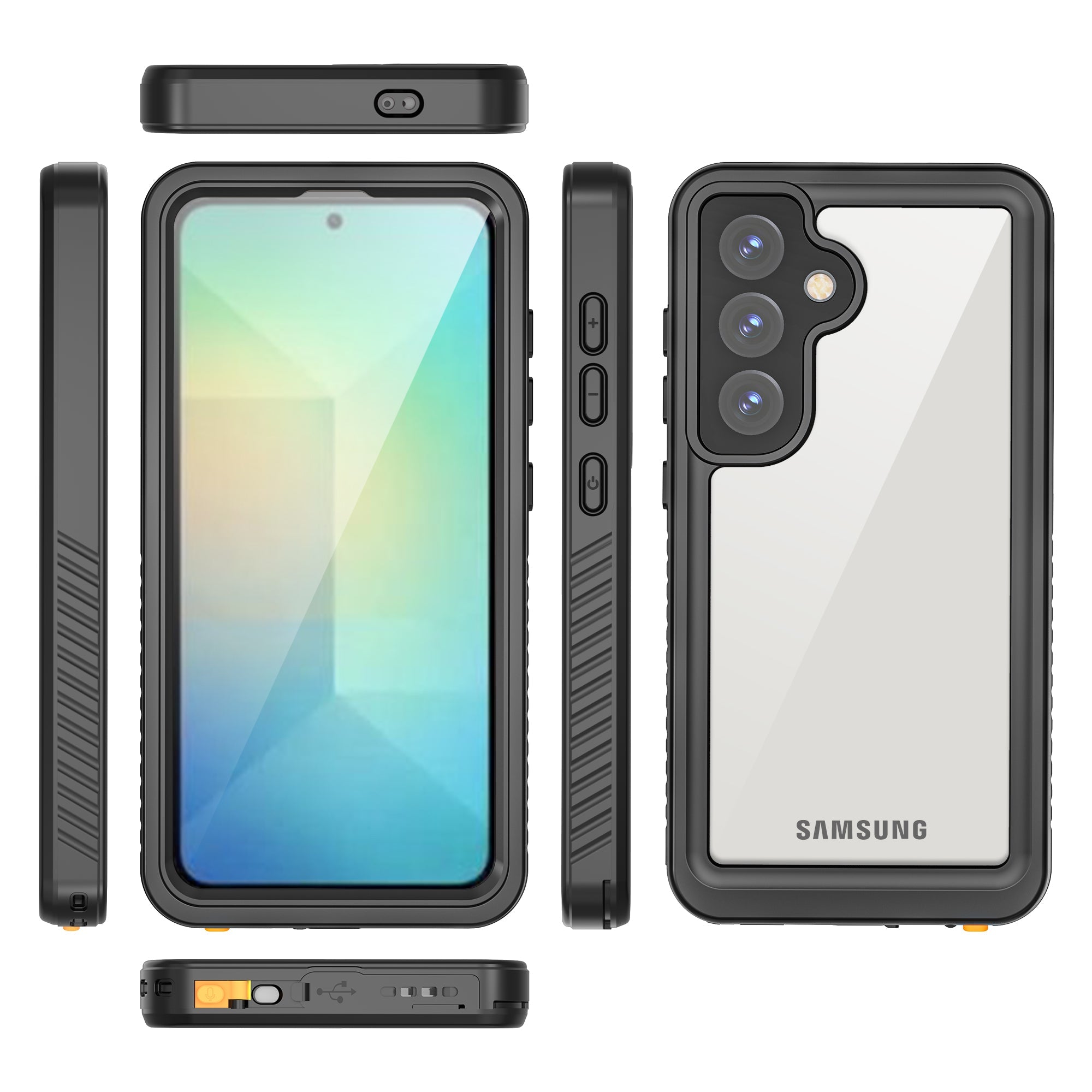 TPU+PET+PC material snowproof, waterproof, dustproof, and shockproof phone case(Samsung Galaxy S25/S25 Plus/S25 Ultra)